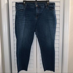 Kut From the Kloth Frayed Hem Jeans